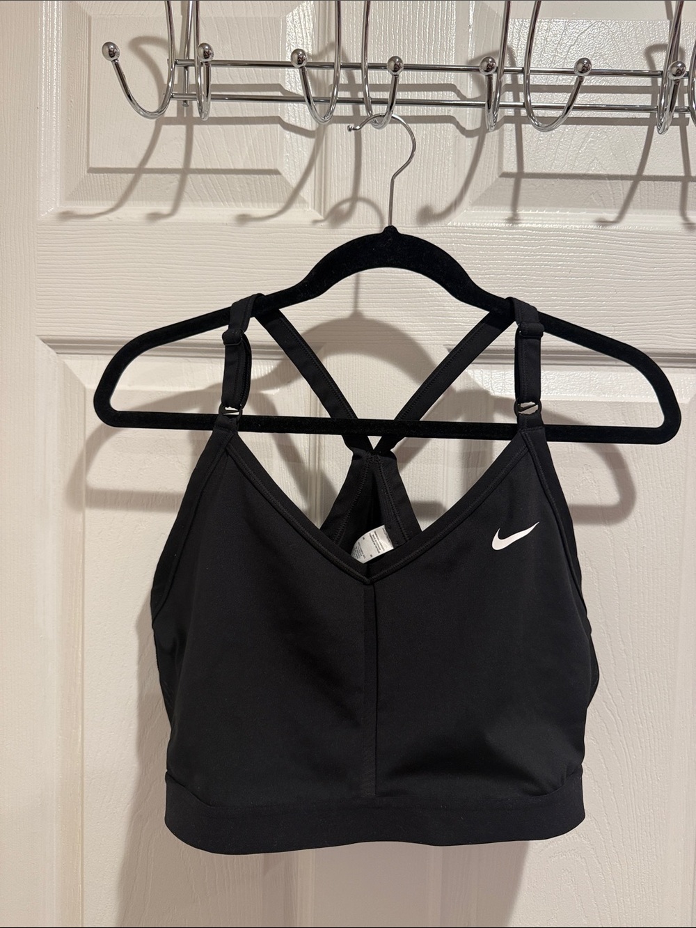 Nike Black Sports Bra with Cross-Back Straps